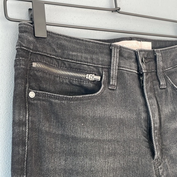 Athelta Sculptek Zip Ankle Stretch Skinny Jeans - Size 4 - carbon wash - Picture 10 of 13